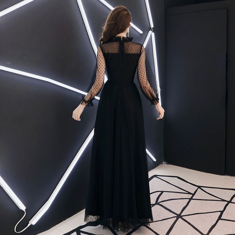 ロング ドレス ハイネック お呼ばれ ドレス パーティードレス 着痩せ 成人式 演奏会 卒業式 20代 30代 結婚式 ワンピース 二次会 同窓会yuanmeng07
