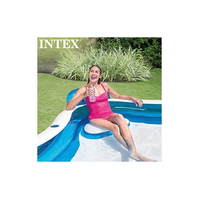 INTEX(インテックス) 浮き輪 スイムセンターファミリーラウンジプール 正方形 マルチカラー 229×229×66cm 56475 [日本正規品]  - メルカリ