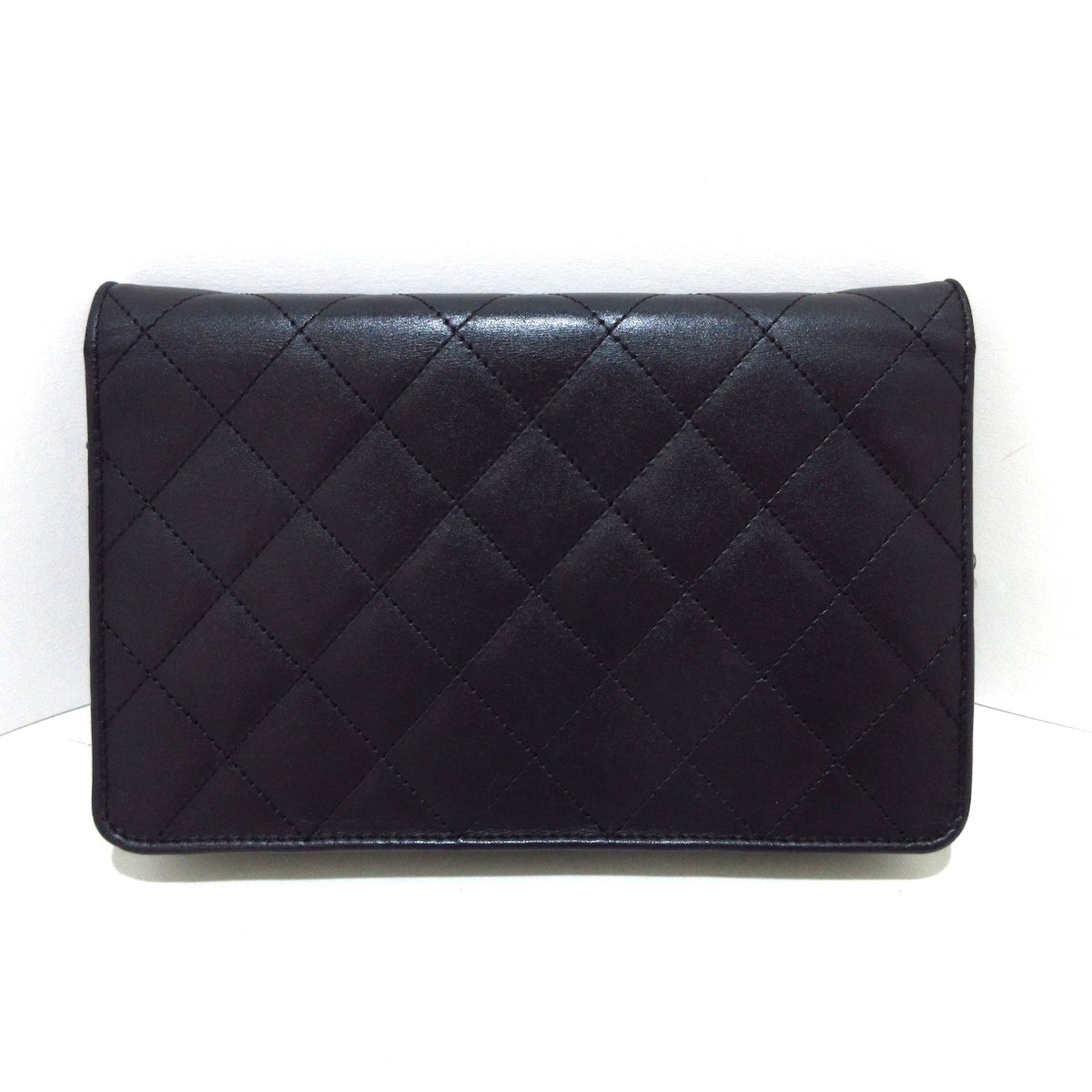 CHANEL(シャネル) 財布 カンボンライン A46646 黒 チェーンウォレット ...