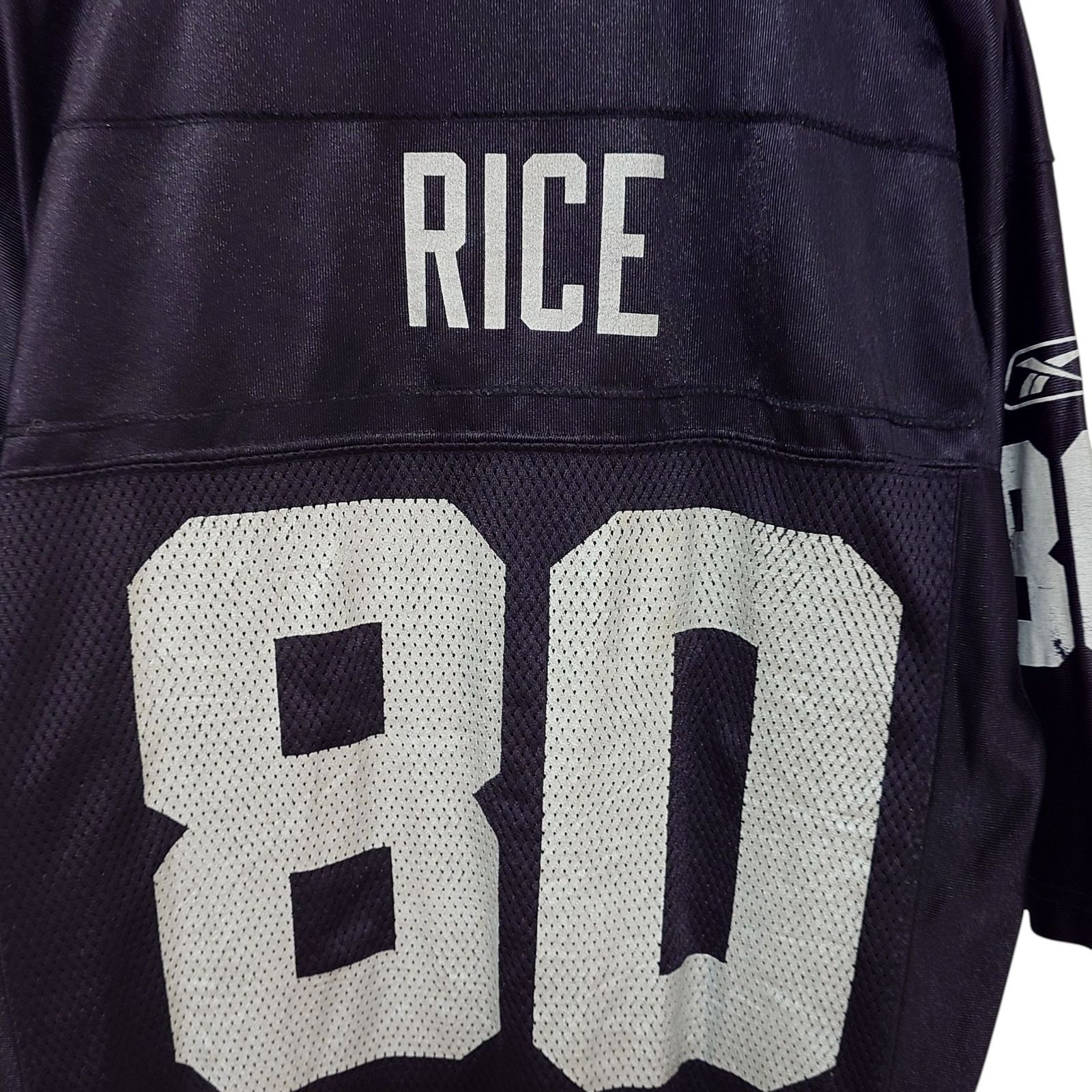 NFL オークランド レイダース ゲームシャツ Lサイズ 80番 RICE