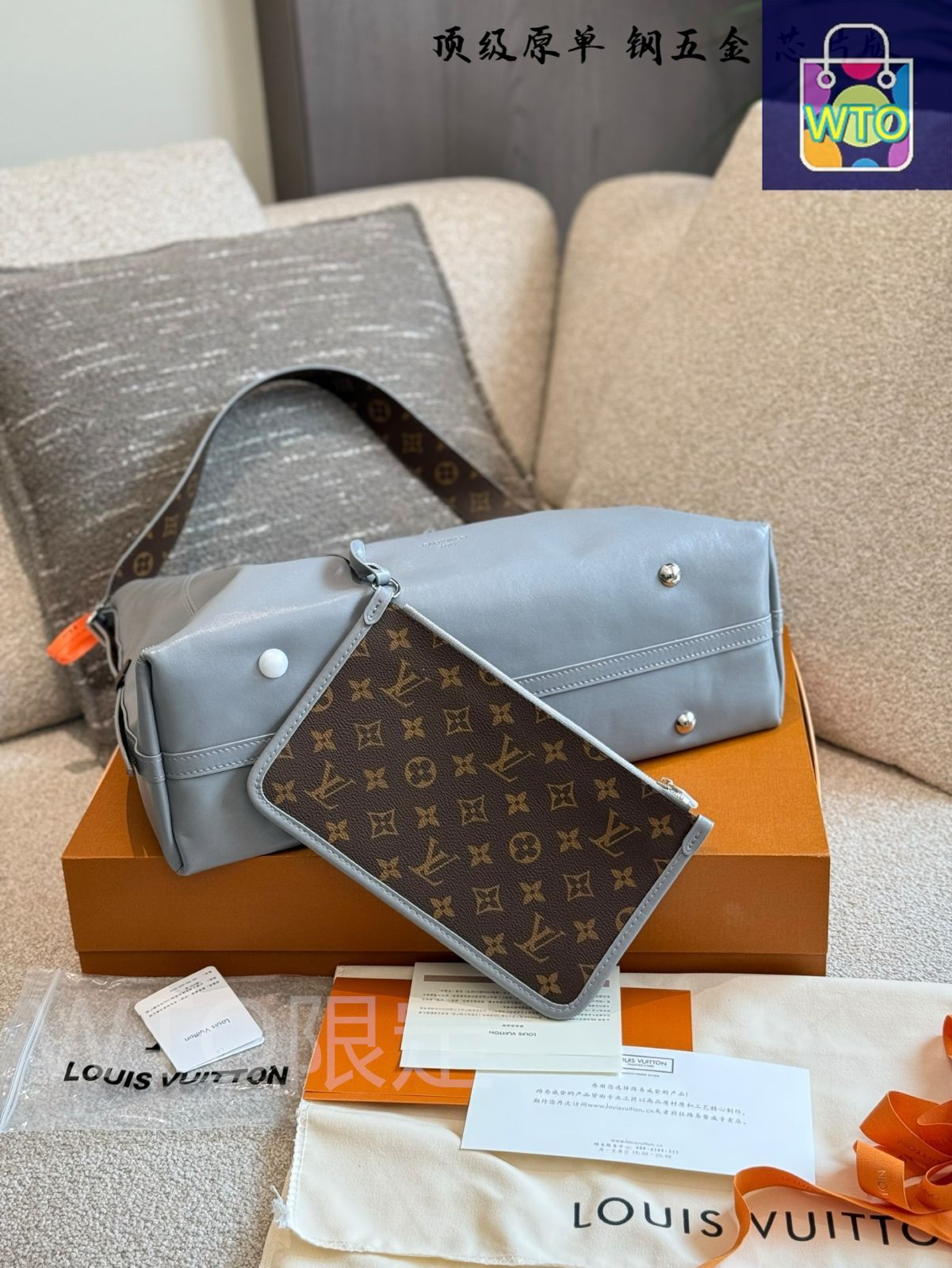 最後のお値下げです。ルイヴィトンバッグ LOUIS VUITTON ルイ・ヴィトン ストックトン バッグ モノグラム