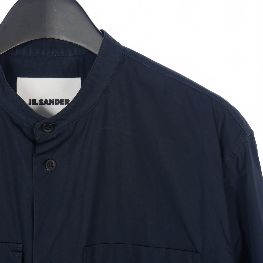 ジルサンダー JIL SANDER バンドカラーシャツ 長袖シャツ 40