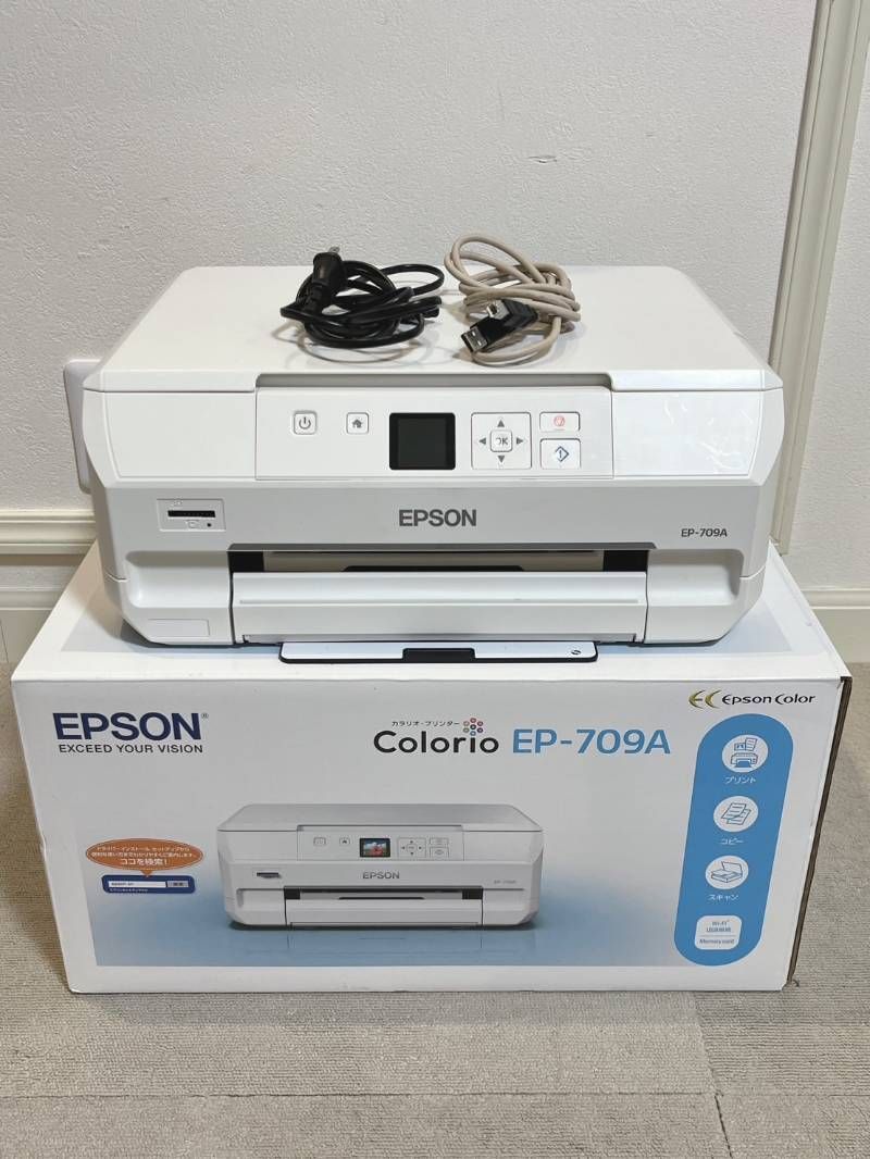 EPSON カラリオ EP-709A 16年製 プリンター 動作ok!