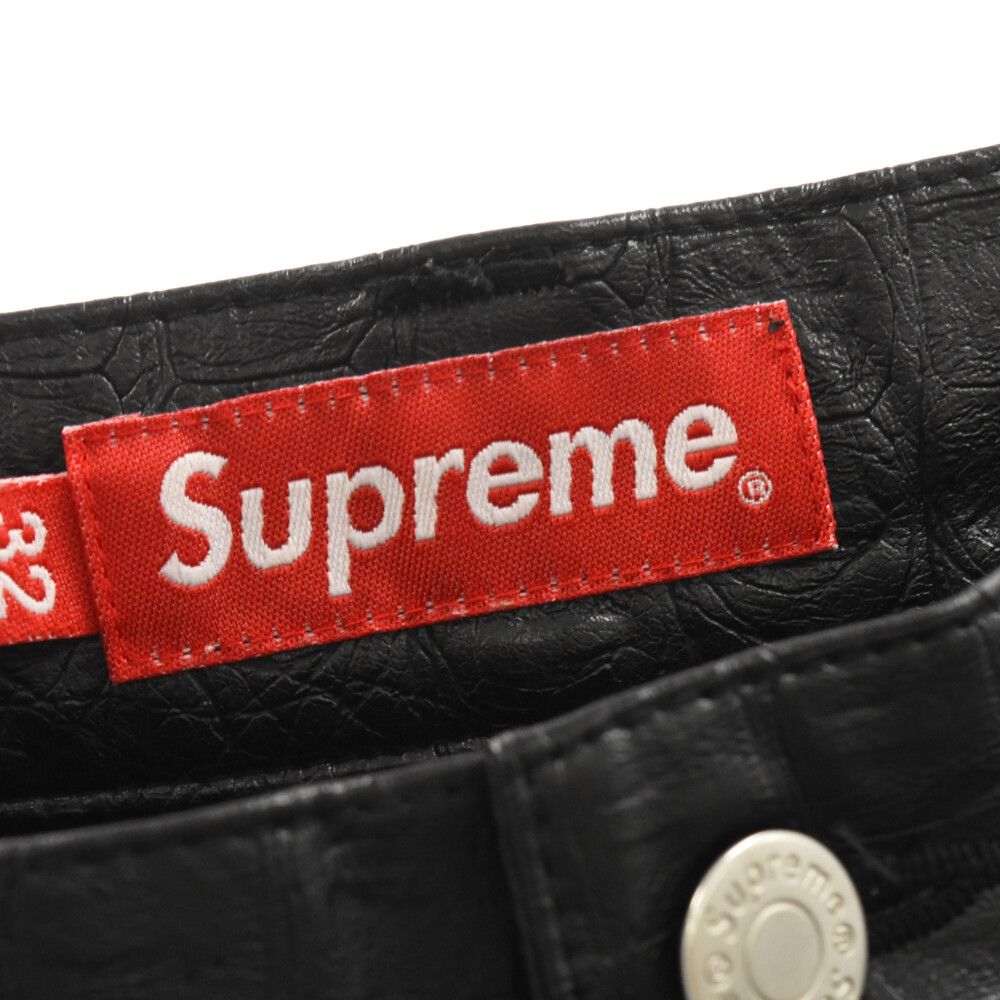 SUPREME (シュプリーム) 22SS Faux Croc Painter Pant フェイククロゴ