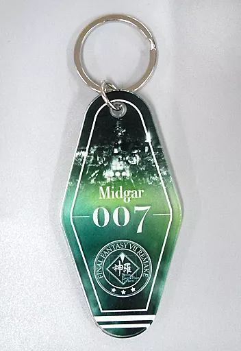 FF7　リメイク　ファイナルファンタジー　スカイツリー　キーホルダー　モーテルキーチェーン 中古】雑貨 ミッドガル モーテルキーチェーン 「ファイナル