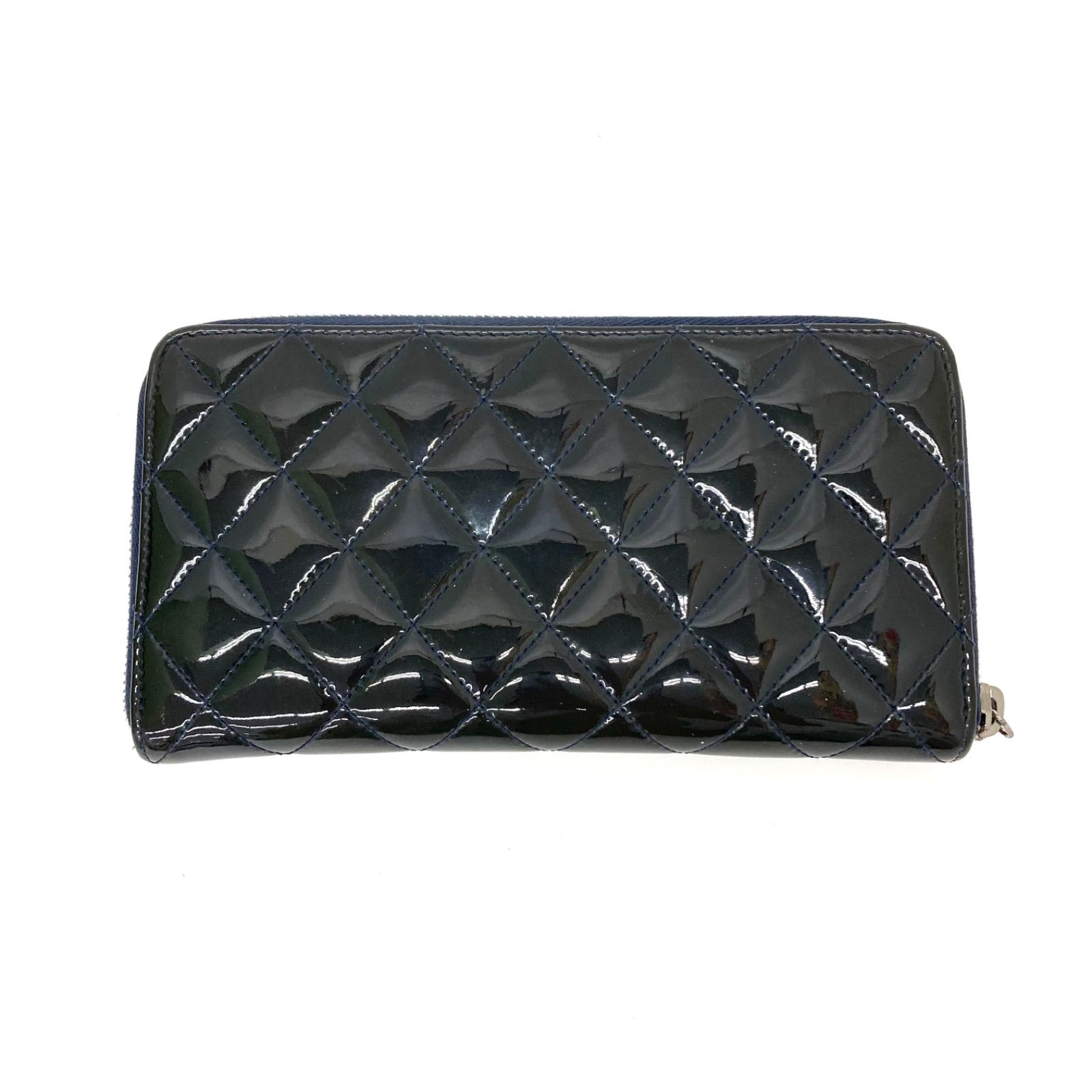 シャネル ラウンドファスナー長財布 マトラッセ エナメル ブラック CHANEL シャネル 長財布 マトラッセ ラウンド エナメル - メルカリ