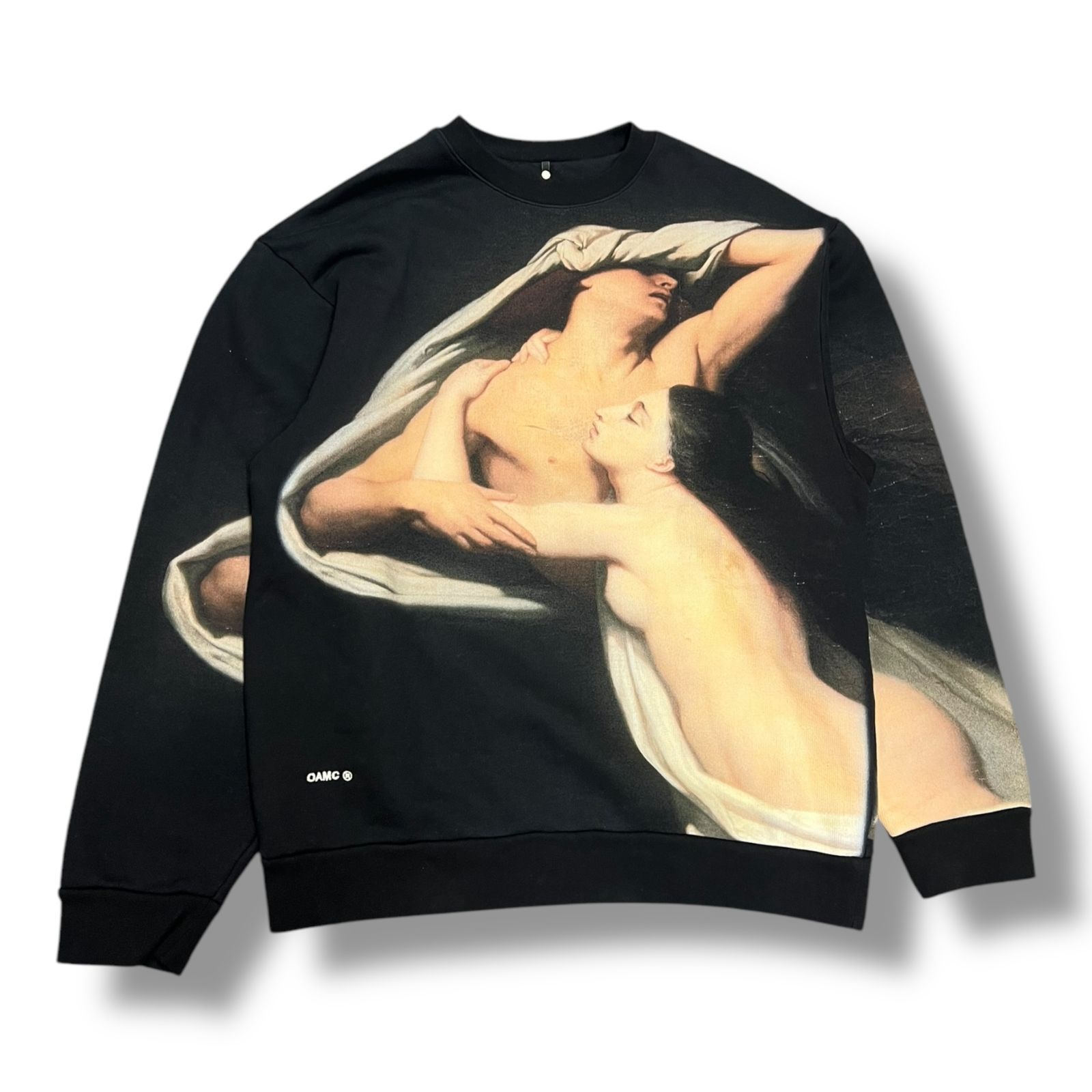 OAMC 22AW Women Louvre Museum Sweatshirt クルーネックスウェット トレーナー オーエーエムシー 22A28OAY12 ブラック L 89963A6