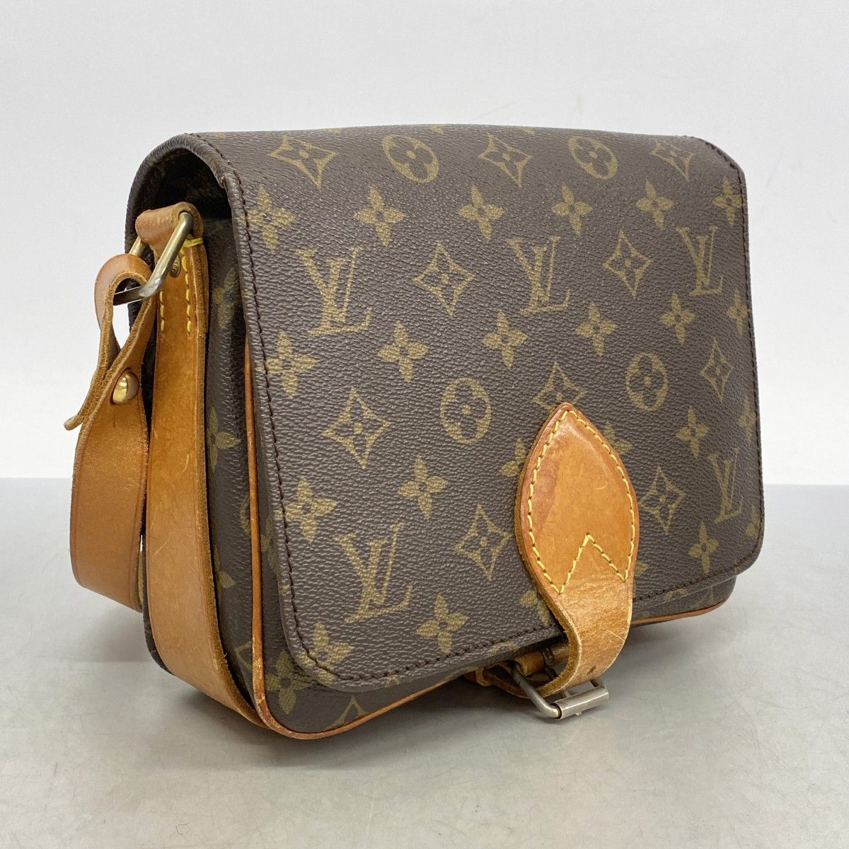 Louis Vuitton ショルダーバッグ ダークブラウン　カルトシエール LOUISVITTON ルイヴィトン ヴィンテージ カルトシエール
