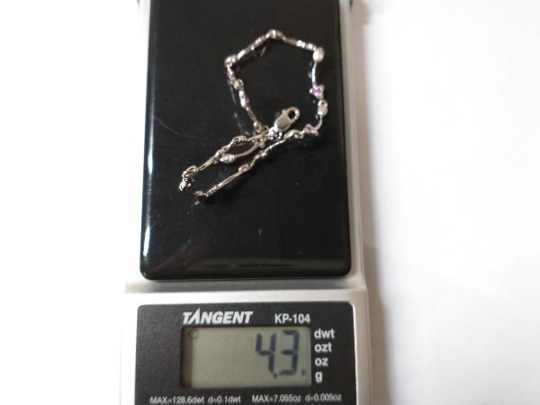 総重量約4.3g ピンク石