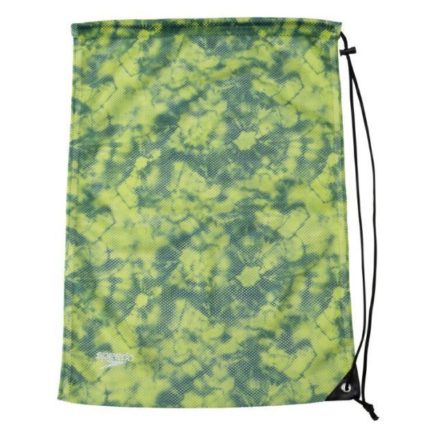 speedo スピード NOVELTY M-BAG L Fイエロー SE22307 FY | スポーツ 運動 スポーツ用品 アクセサリー ファッション小物 バッグ ポーチ スタッフバッグ メッシュバッグ メッシュ素材 留め具付き 持ち運