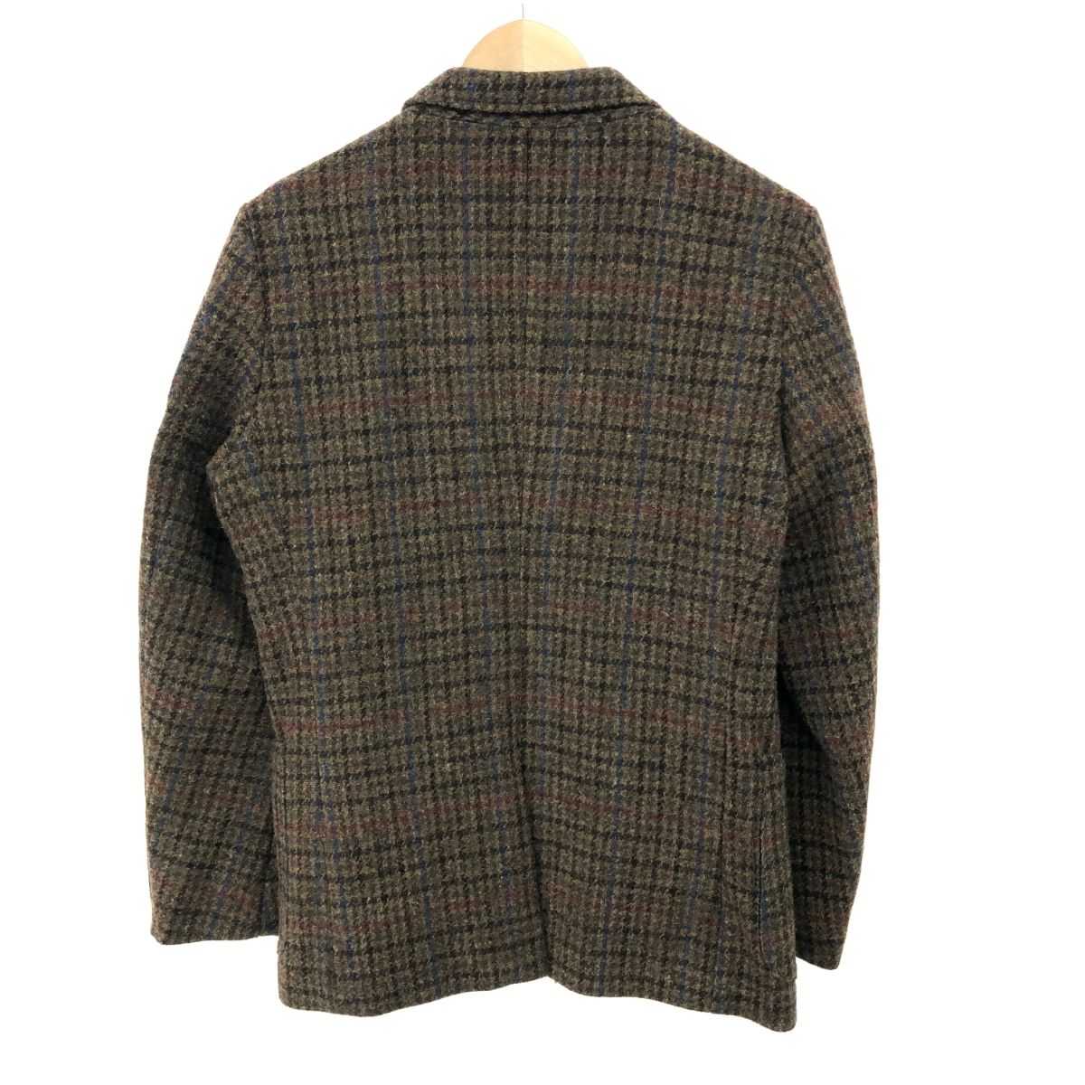 ダファー DUFFER ハリスツイード☆ヘリンボーン テーラードジャケット☆Ｍ 美品 ザダファーハリスツイード テーラードジャケット ヘリンボーン