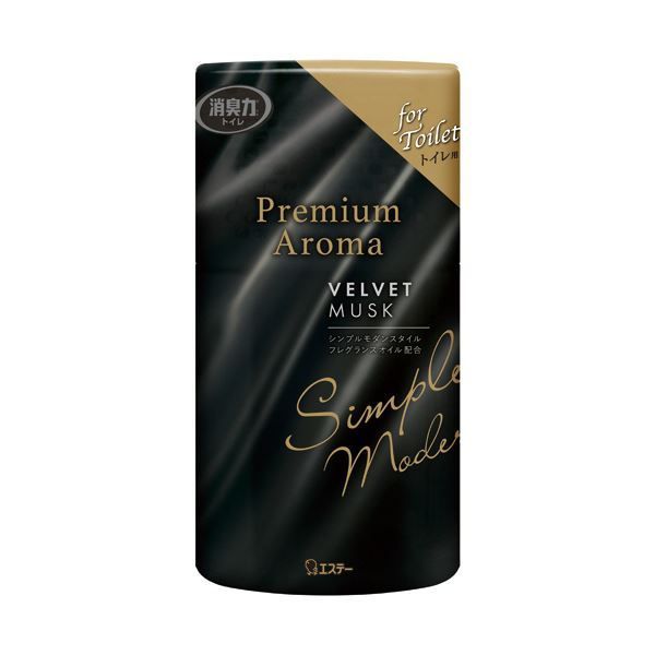 （まとめ） エステートイレの消臭力 Premium Aroma ベルベットムスク 400mL 1セット（3個） 【×5セット】