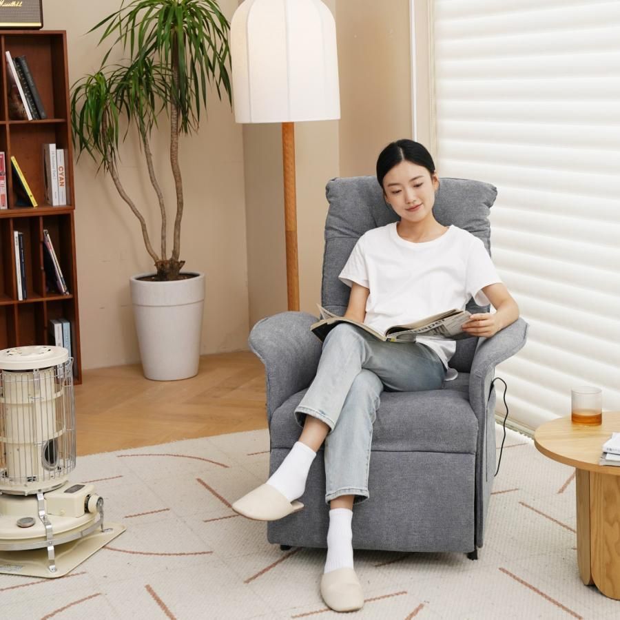 梱包メルカリ便で配送】電動リクライニングソファ1人用【フカフカです