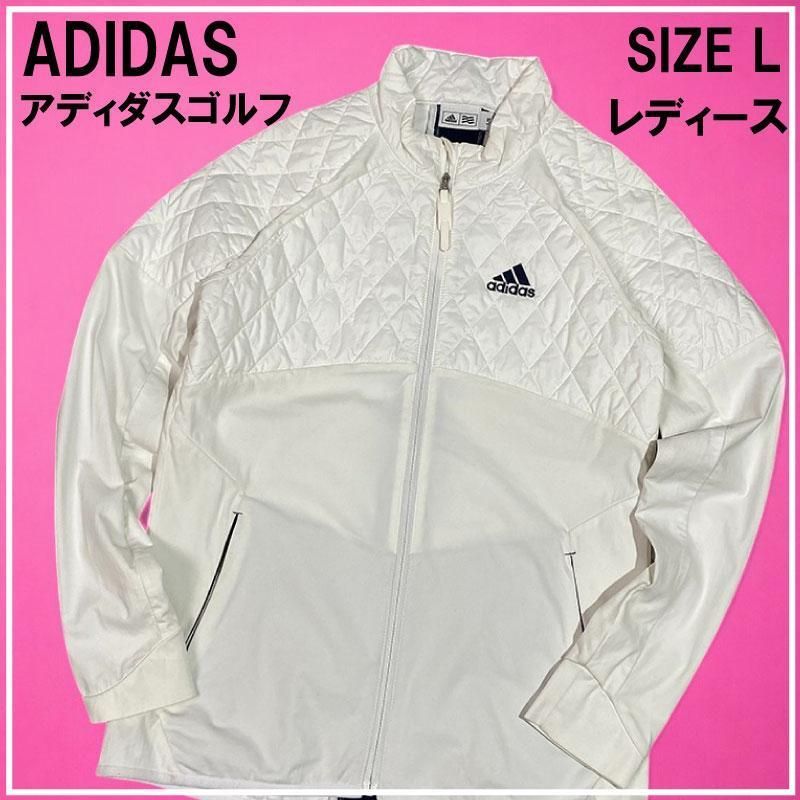 ADIDAS GOLF アディダス ゴルフ 切替中綿 ジップ ジャケット L adidas GOLF アディダスゴルフ 切替ジップジャケット グレー系 M