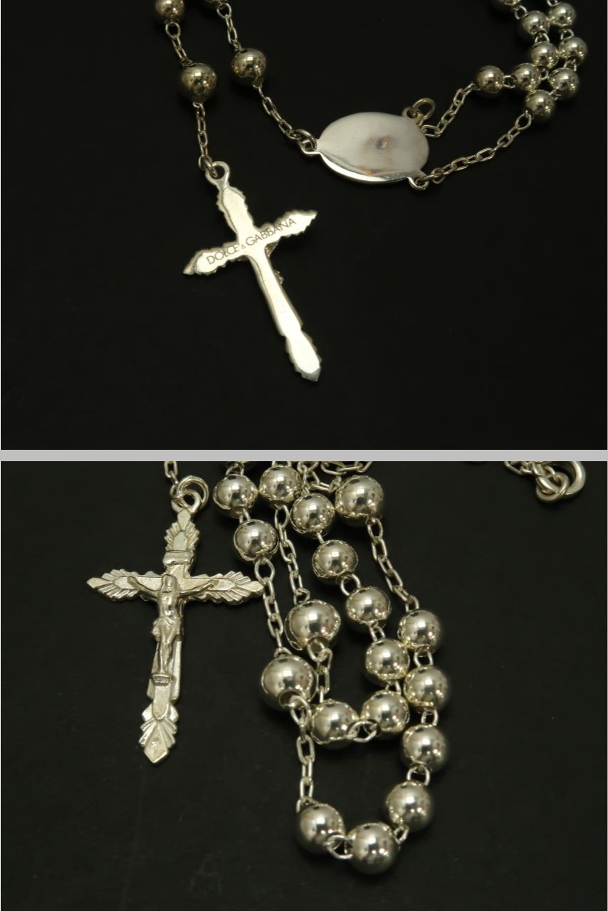 ドルチェ&ガッバーナ　SILVER925　ロザリオ　ネックレス　18703916 ドルチェ&ガッバーナ SILVER925 ロザリオ ネックレス