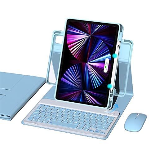 iPad 第10世代_ブラック 360度回転 iPad 10 2022新型 キーボードケース