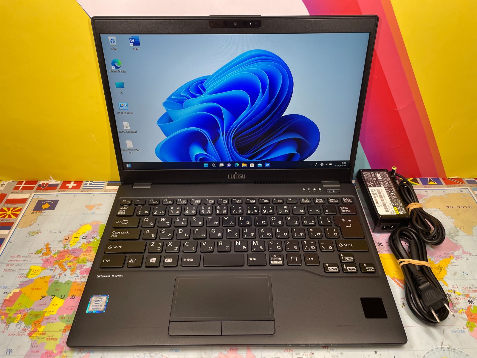 LTE搭載 極美品 富士通 LIFEBOOK U939/B  第8.5世代　SSD256　軽量　爆速