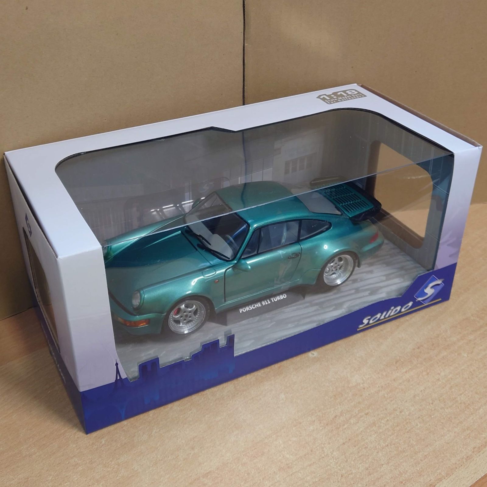 1/18 ポルシェ 964 ターボ 1991 グリーン Porsche ソリド製 - メルカリ