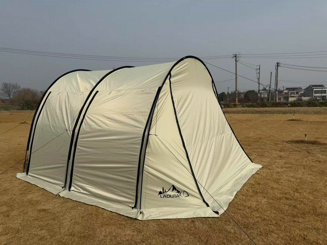 カーサイドテント 2way 車用テント テント単体使用 タープ トランクテント 車と連結 4-6人用 簡単設置 キャンプ 通気性 防水 日よけ 車中泊 OLIVEOS_COM_TR