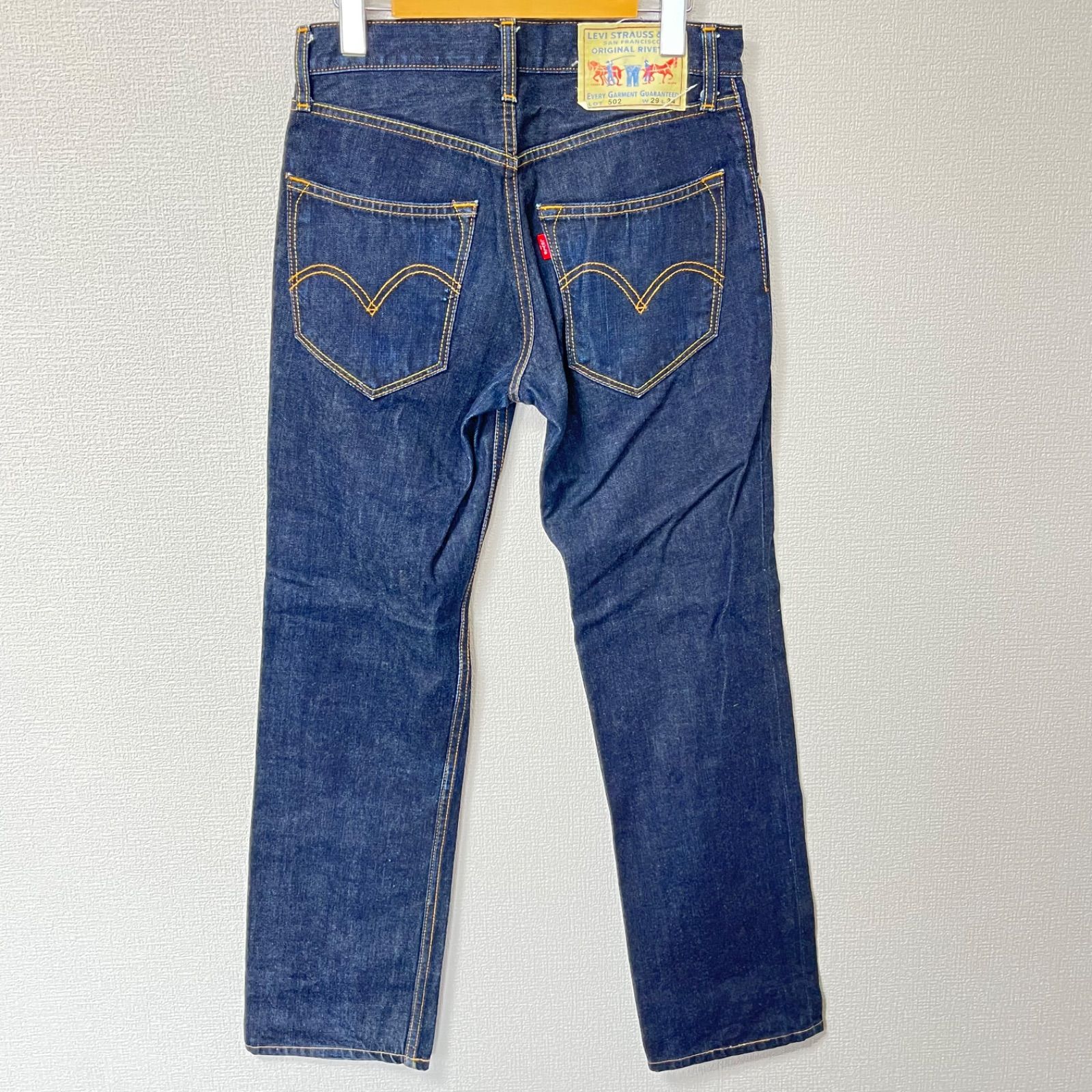 w^)b Levi's リーバイス 502 レギュラー テーパード デニムパンツ 綿