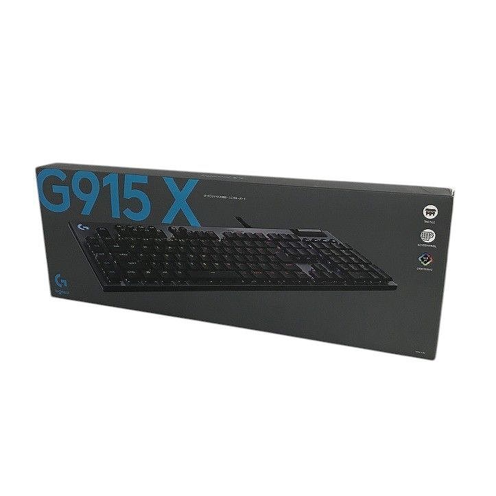 未開封 logicool ロジクール ゲーミングキーボード G915X-TCBK 有線 ブラック ANK604107相