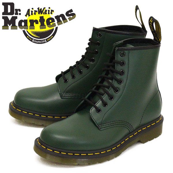 Dr.Martens (ドクターマーチン) 11822207 1460 8EYE スムースレザー ブーツ GREEN Dr.Martens UK7-約26.0cm