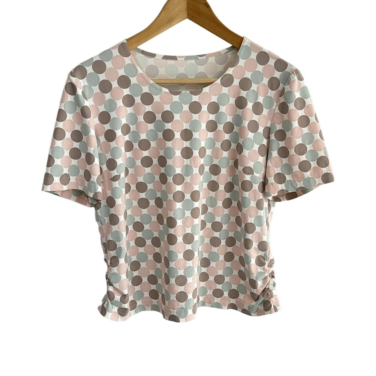 Leilian(レリアン) 半袖Tシャツ サイズ13 L レディース - 白×黒