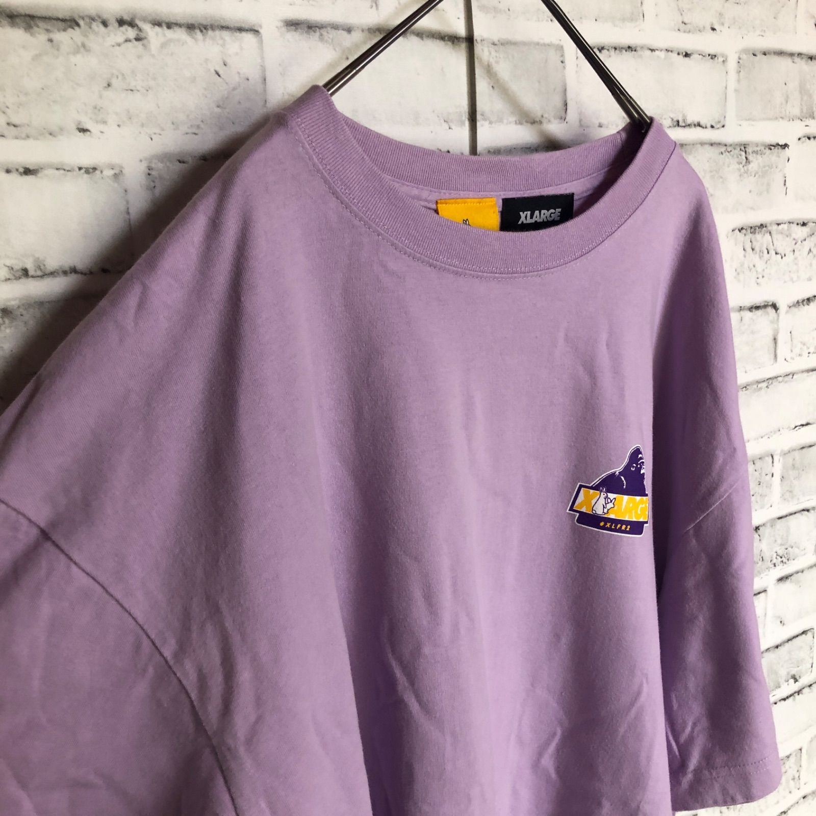 希少XL⭐️FR2×XLARGE コラボTシャツ パープル ビッグロゴ - メルカリ