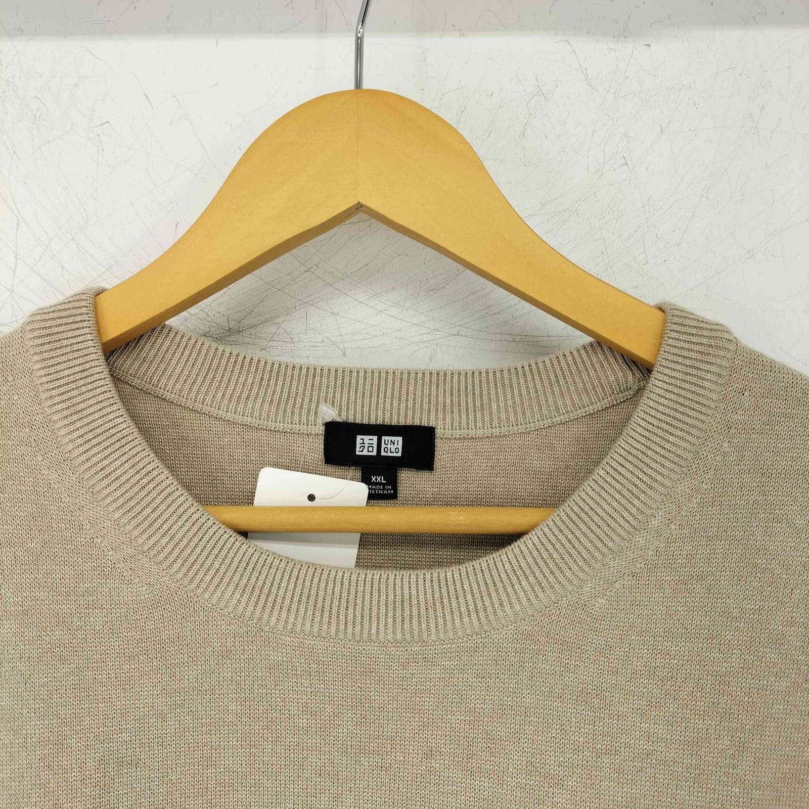 ユニクロ UNIQLO ウォッシャブルミラノリブクルーネックセーター