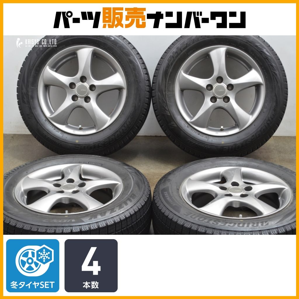 大特価】トップラン 15in 6J +43 PCD100 ブリヂストン ブリザック VRX2  