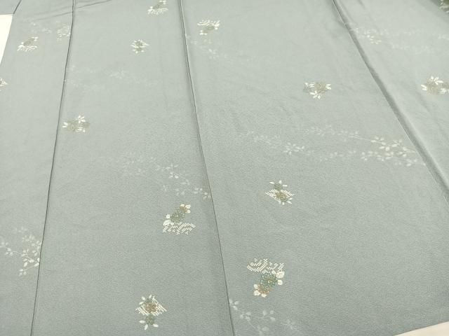 平和屋着物▽上質な小紋 単衣 扇面草花文 正絹 逸品 AAAW1256fy - メルカリ