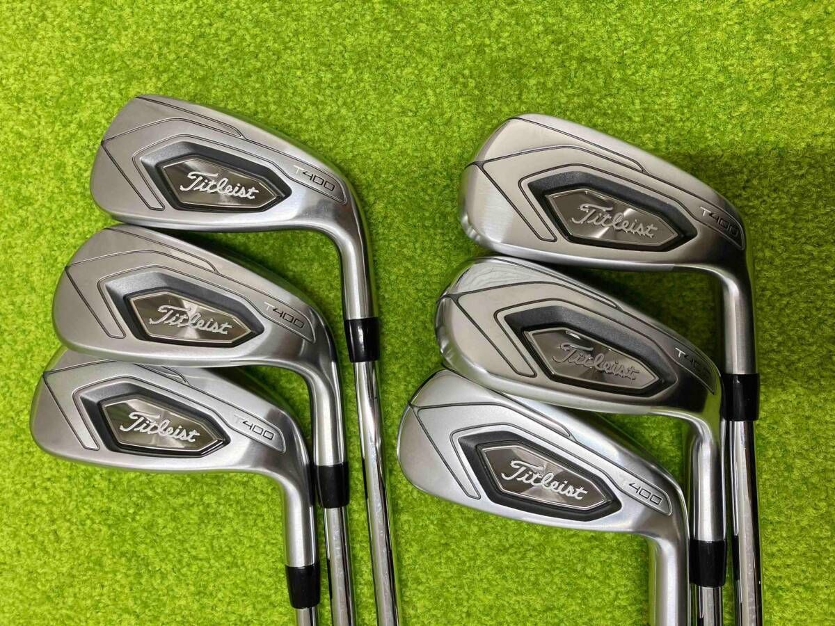 TITLEIST T400 N.S.PRO Zelos7 フレックスS 7-9 43 55 P 6本セット アイアンセット