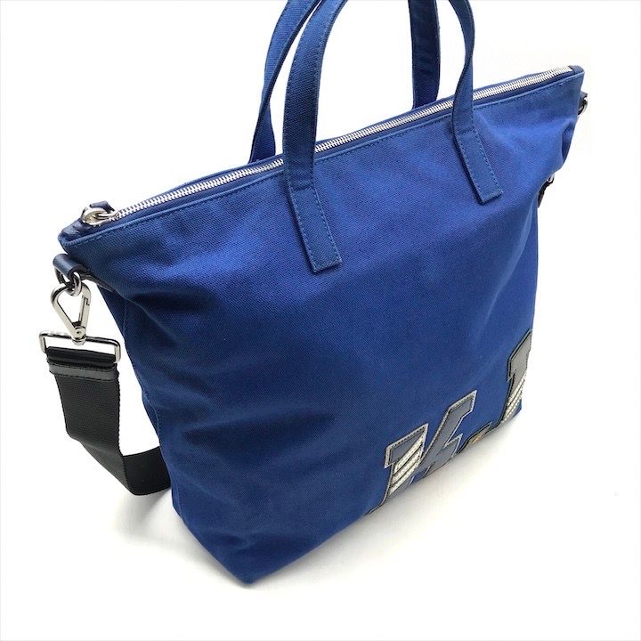【PRADA■未使用級】ロゴ　ジャガード　キャンバス　2WAY　ギャランティ付き プラダ】ロゴ ジャガード 2WAY ショルダーバッグ 買取価格をご