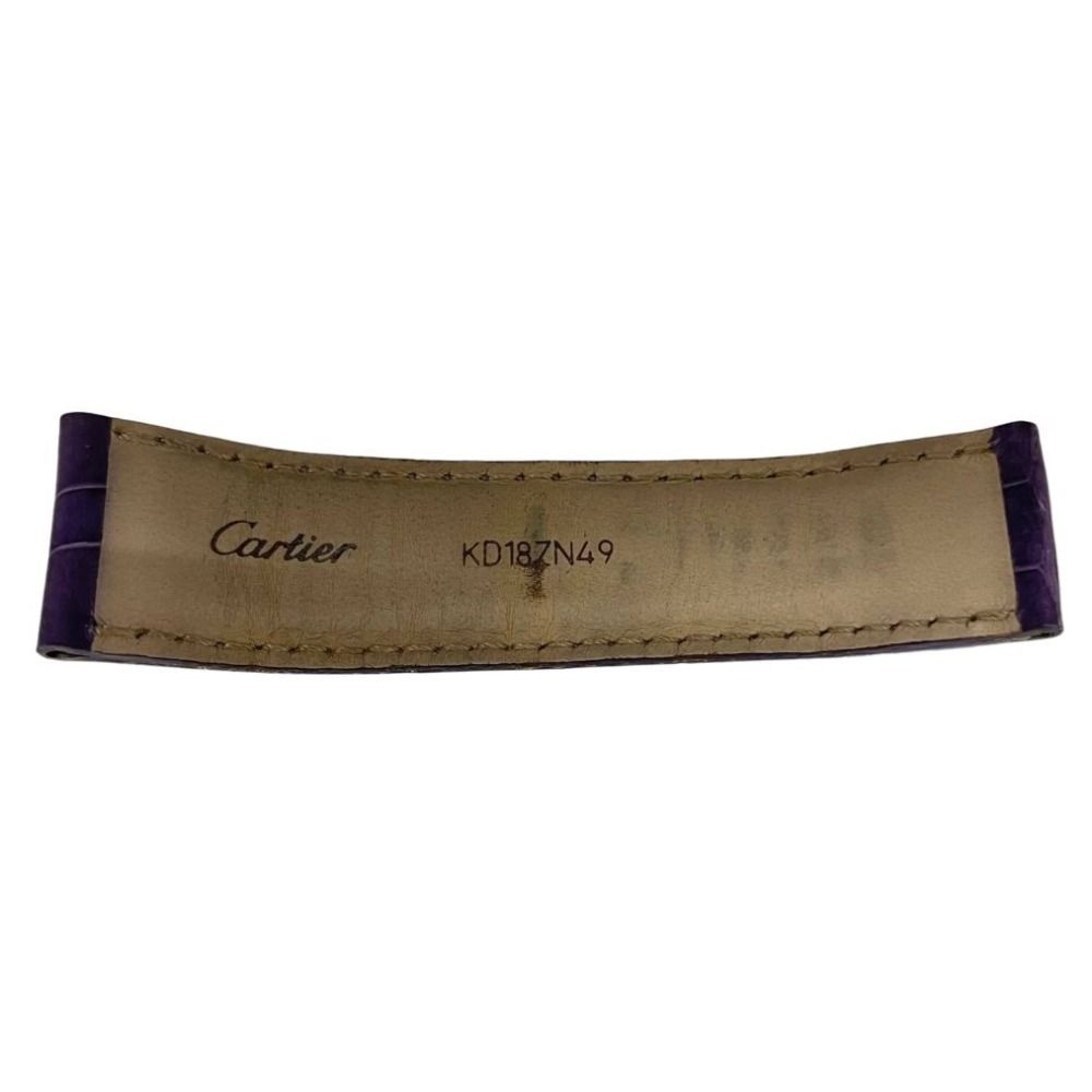 CARTIER カルティエ 純正レザーストラップ アリゲーター ラグ幅