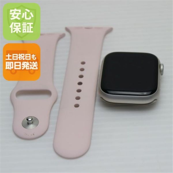 Apple Watch Series8 45mm GPS スターライト スマホ 土日祝発送 07000