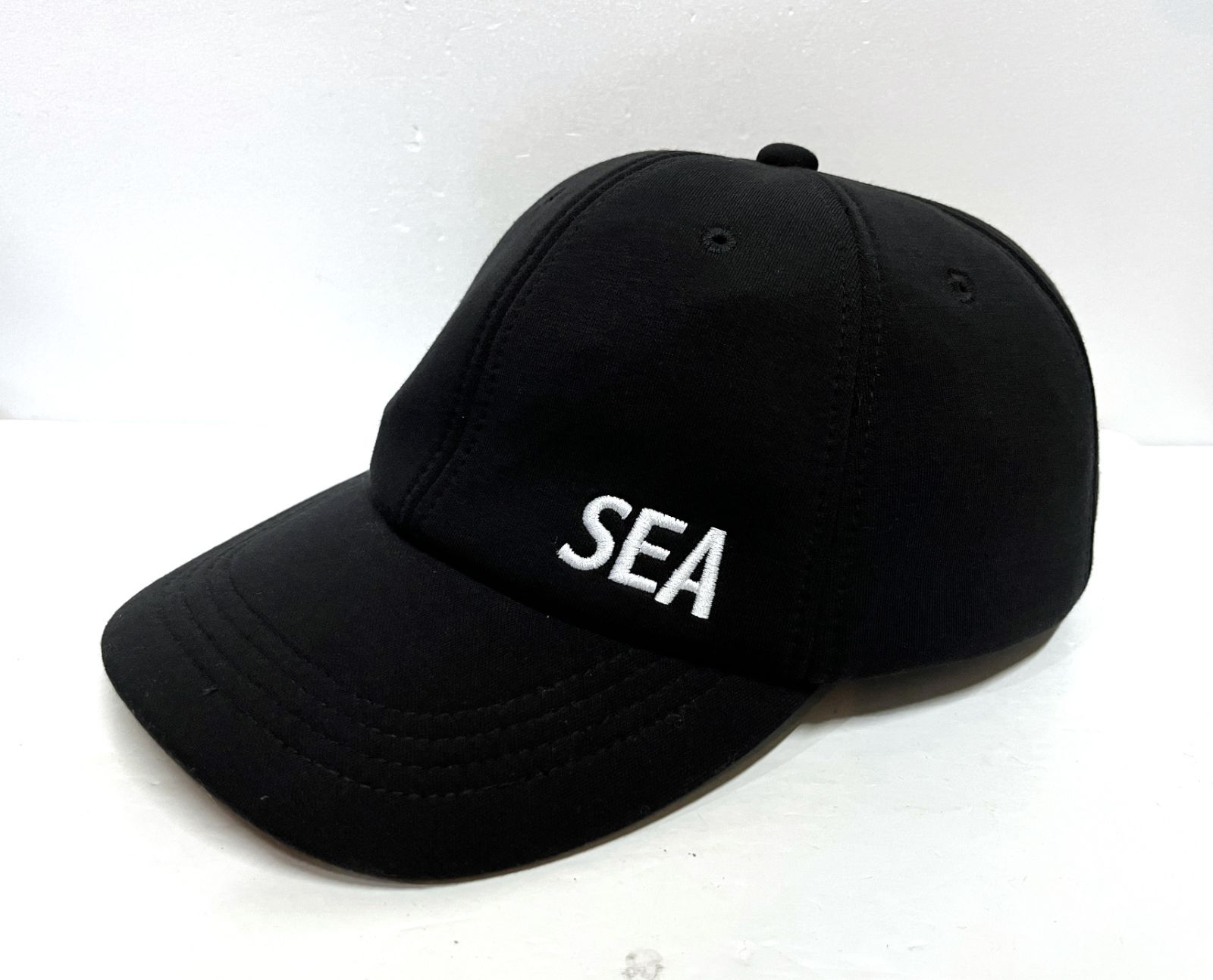 ウィンダンシー 新品 今期 ロゴ刺繍 キャップ CAP 帽子 ブラック WIND AND SEA｜ウィンダンシー ロゴ刺繍 キャップ 帽子 - メルカリ
