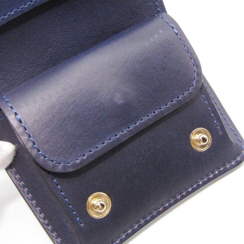 ✨️美品✨️　WILDSWANS CASA　ネイビー 美品 WILDSWANS ワイルドスワンズ ミニ財布 CSS-CASA FGB フル