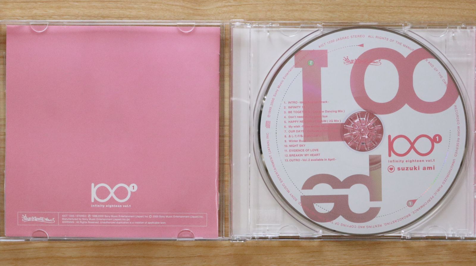 国内盤CD☆鈴木あみ /Ami Suzuki□ infinity eighteen vol.1