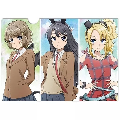 中古】クリアファイル B.集合 A4クリアファイル 「青春ブタ野郎は