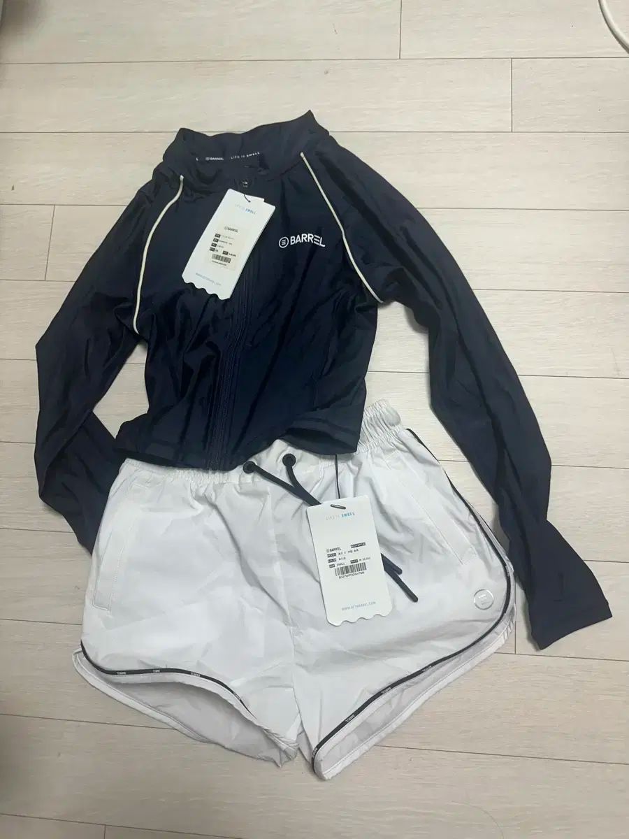 BARREL ラッシュガード ハーフパンツ セット