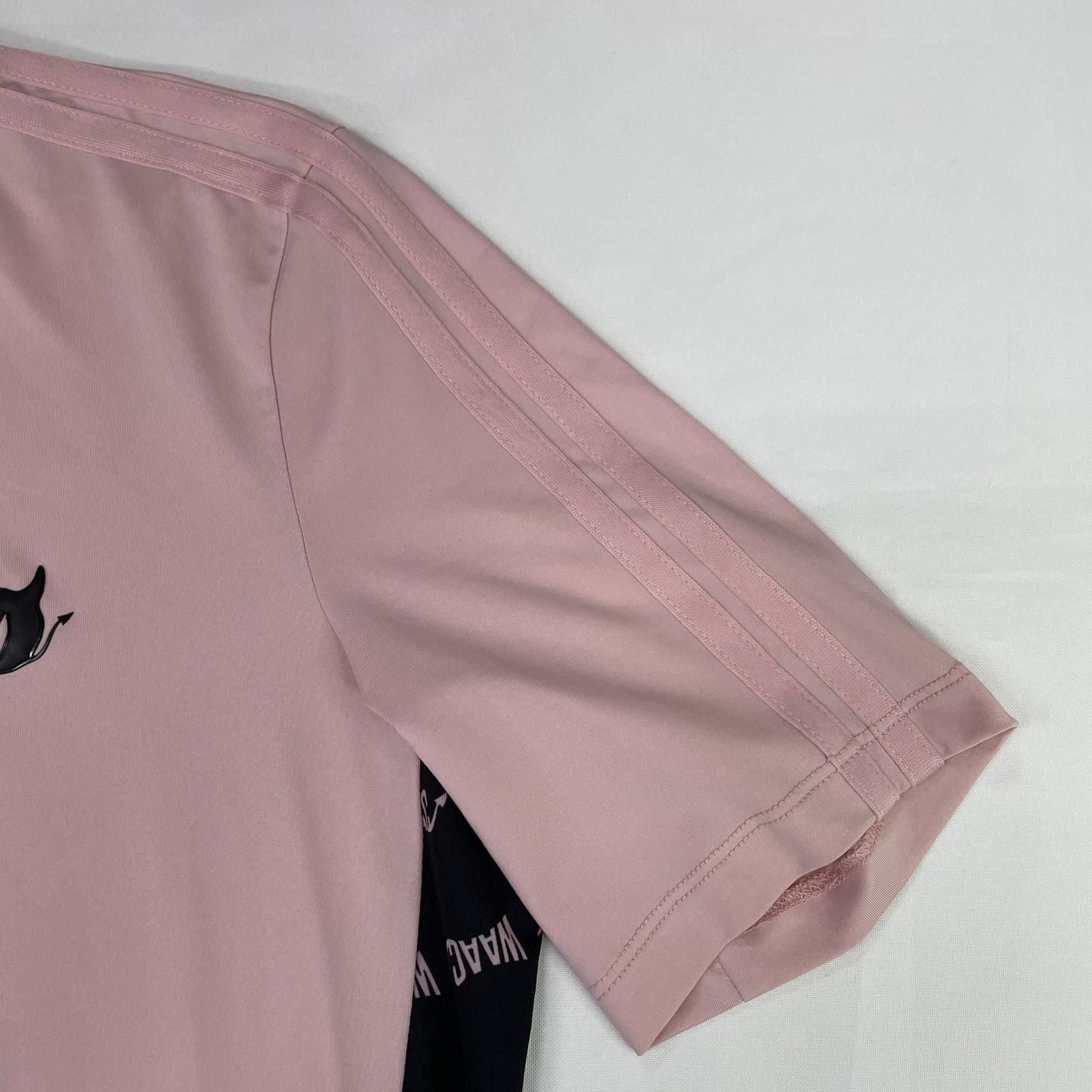 謙虚な レディース ワック WAAC 半袖シャツ 3 L ピンク モックネック ハイネック