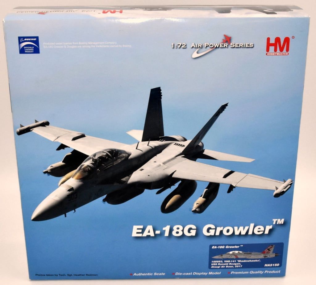 ホビーマスター EA-18G Growler 1/72 VAQ-141 厚木基地 HOBBY MASTER 1/72 AIR POWER SERIES EA-18G Growler 168893 VAQ