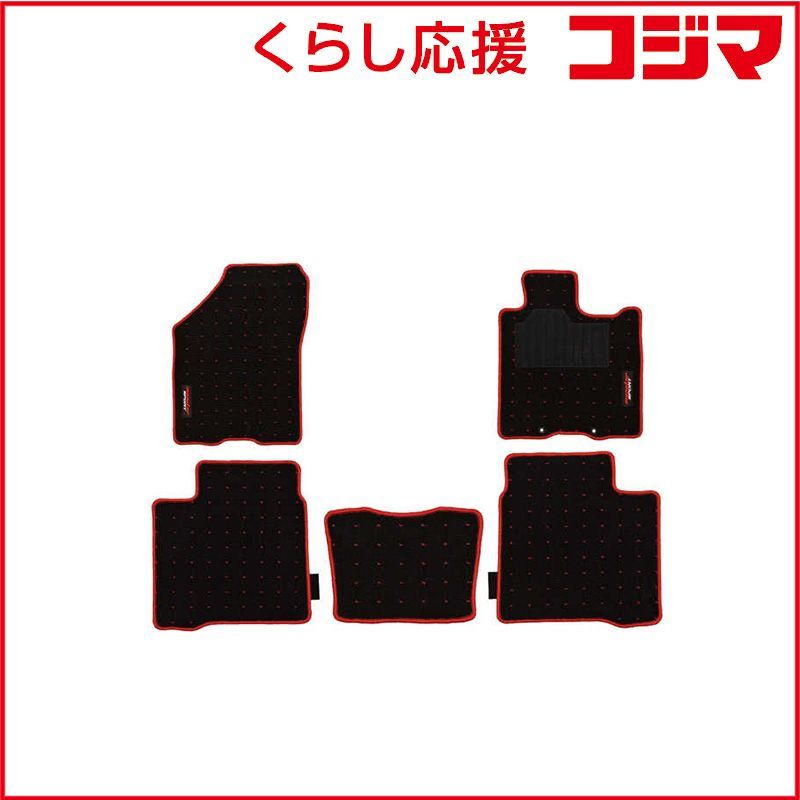 未開封 MONSTERSPORT フロアマット スズキ フロンクス WDB3S|WEB3S ブラック×レッド 8945507900M ♥ 送料無料