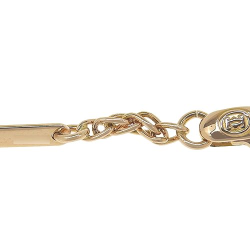CARTIER(カルティエ) スパイクチェーン ネックレス K18 ピンク
