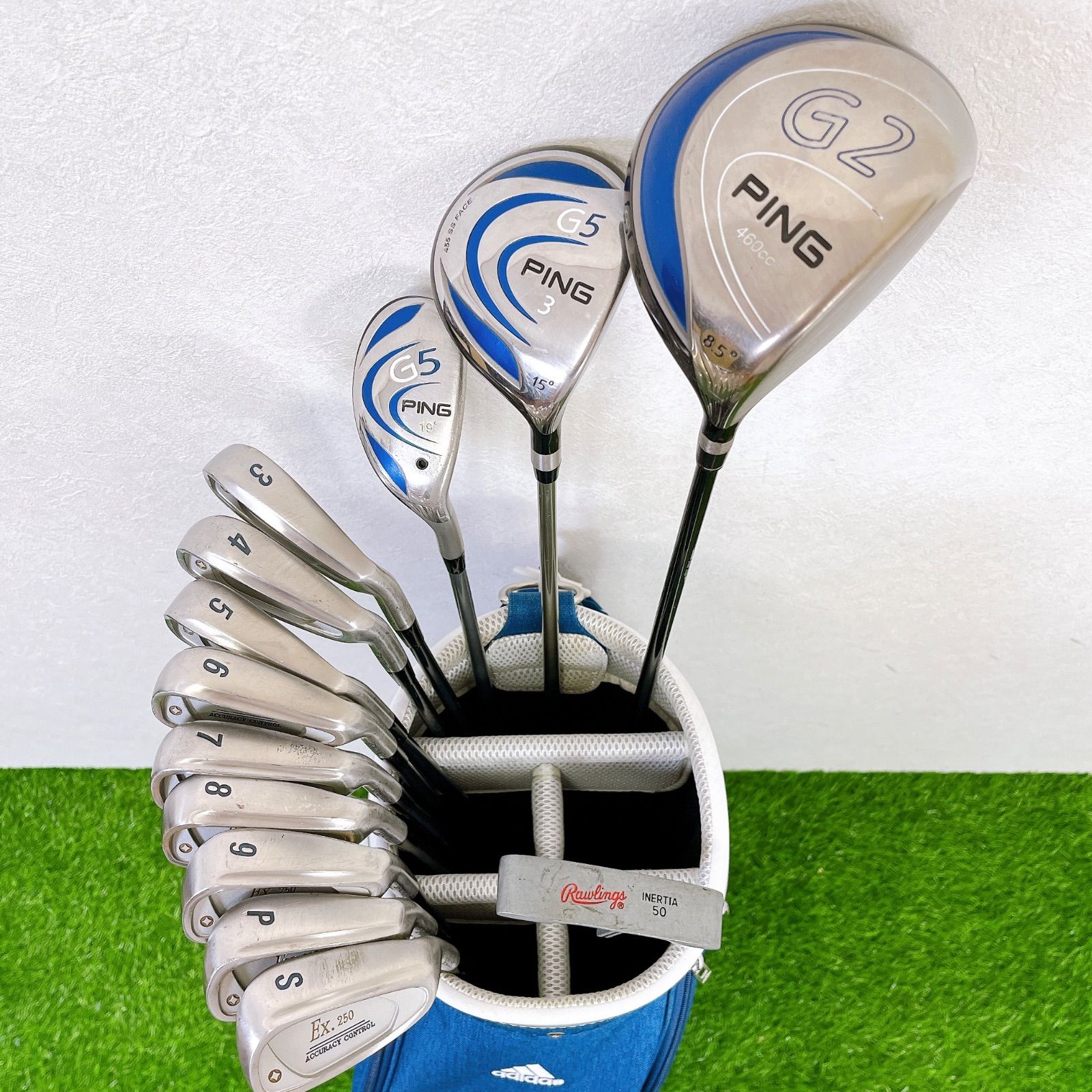 PING G5 G2 / ピン　メンズゴルフクラブ 13本セット　アディダス PING G5 G2 / ピン メンズゴルフクラブ 13本セット アディダス