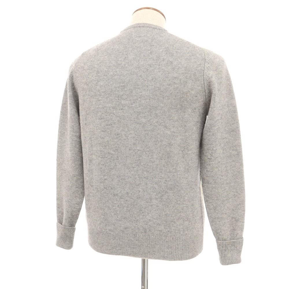 BALLANTYNE バランタイン カシミヤ クルーネック ニット アーガイル柄