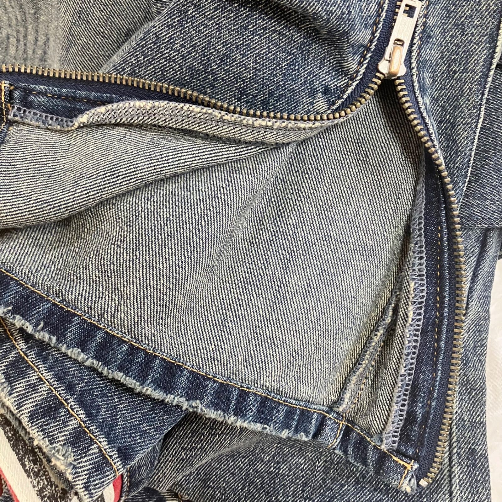 MOUSSY HONDA DENIM WIDE BAGGY 1 ブルー 青 マウジー ホンダ ロゴ コラボ デニム ワイドバギー ハイウエスト パンツ コットン 010HAL01-6791 DECORATOM_COM_BR