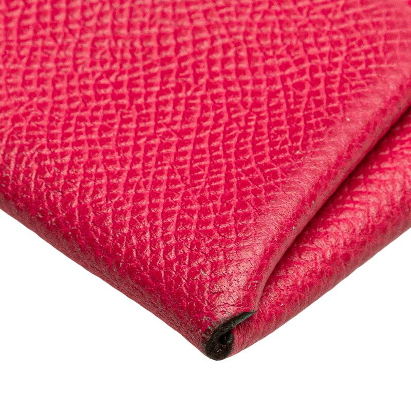 エルメス バスティア ローズ系 ヴォーエプソン レディース HERMES【228  