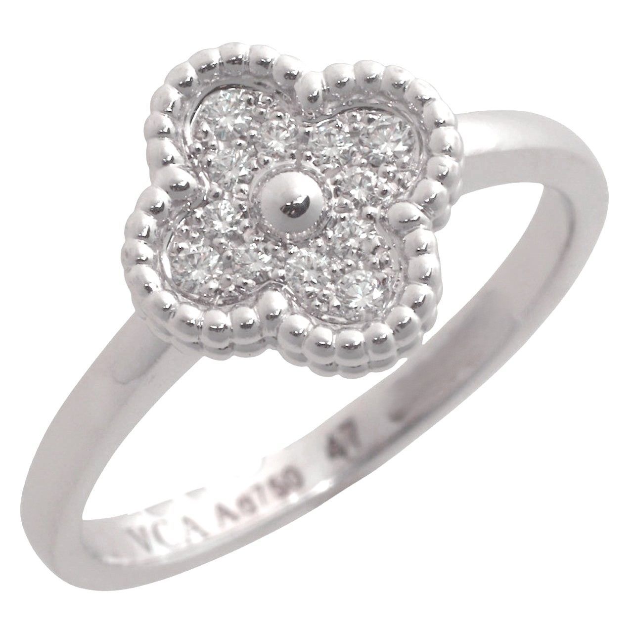 新品仕上げ Van Cleef & Arpels ヴァンクリーフ＆アーペル K18 WG 