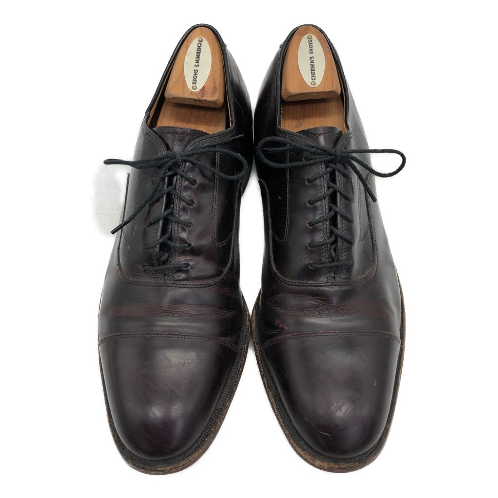 【未使用】ジョンストン＆マーフィー レザー ストレートチップ 8.5 ブラウン 未使用】ジョンストン＆マーフィー レザー ストレートチップ 8.5